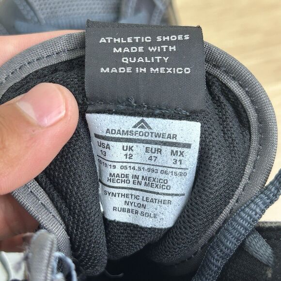 Adams O Pro Boxing OX Cool Gray Black Boxing Boots Shoes Men’s Sz 13 - Picture 9 of 9